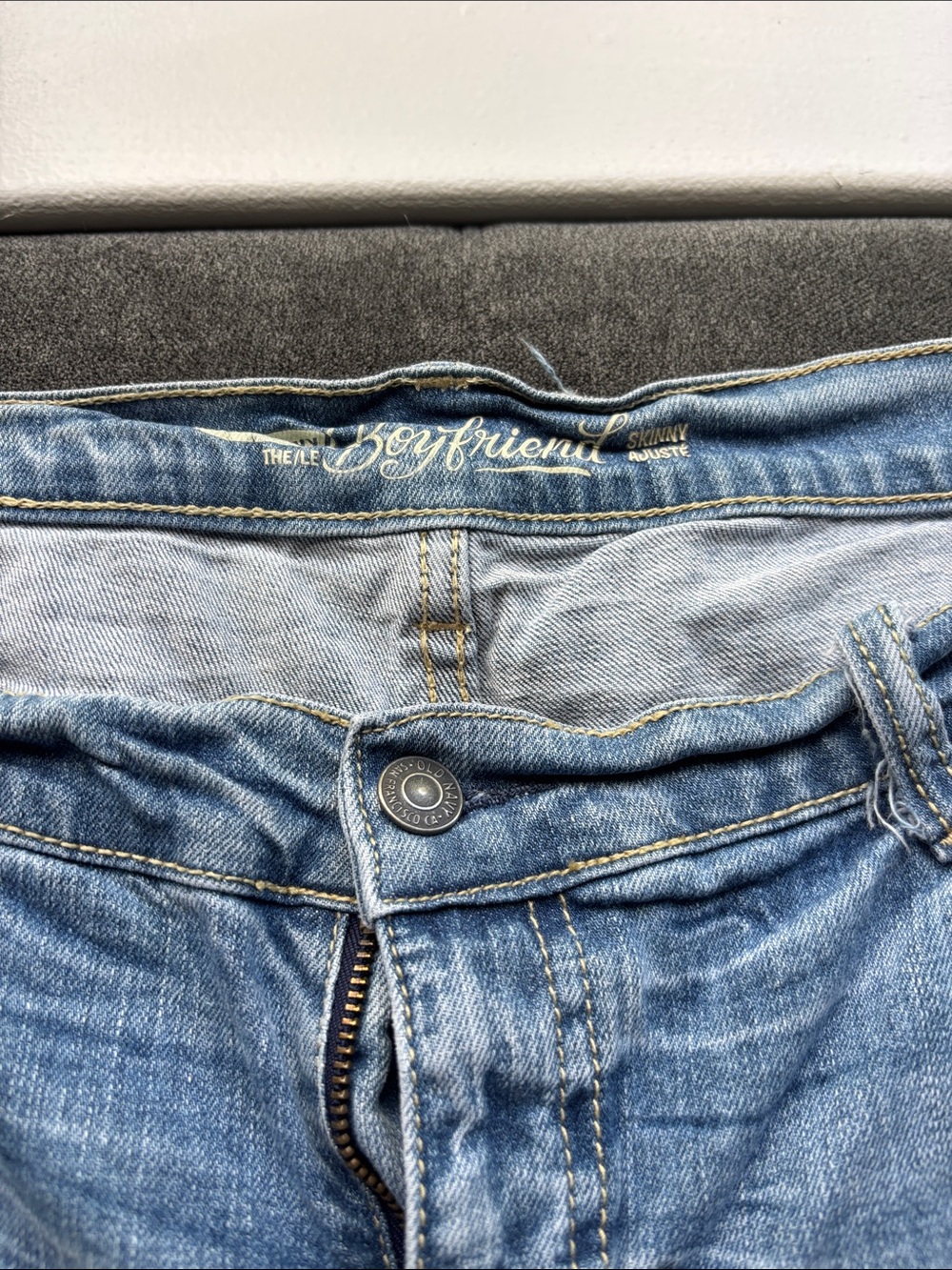Old Navy Light Blue Boyfriend Skinny Jeans